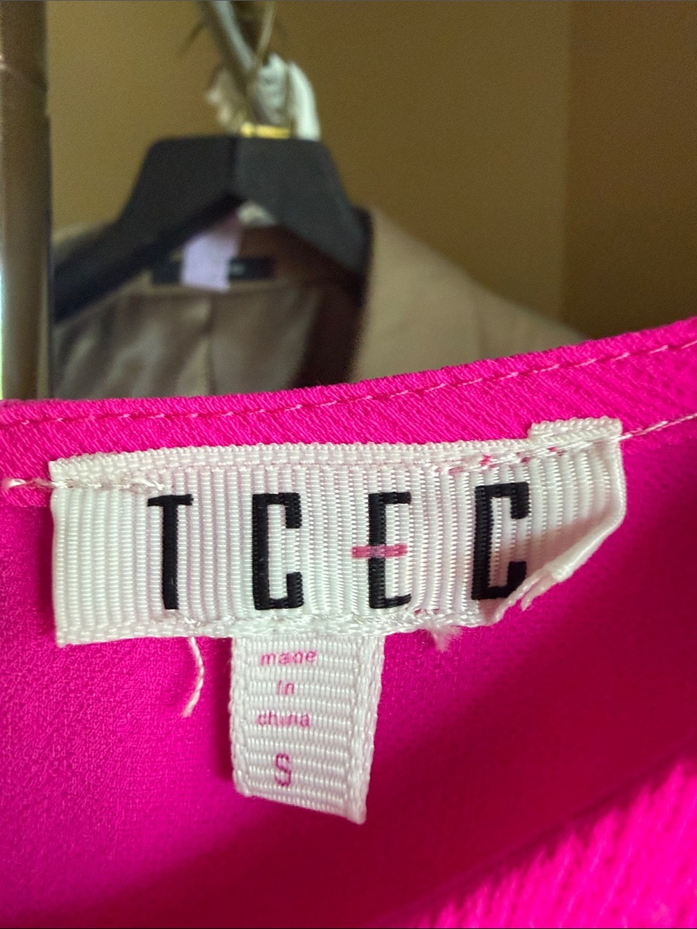 TCEC Hot Pink Ruffle-Trim Dress - Picture 3 of 3